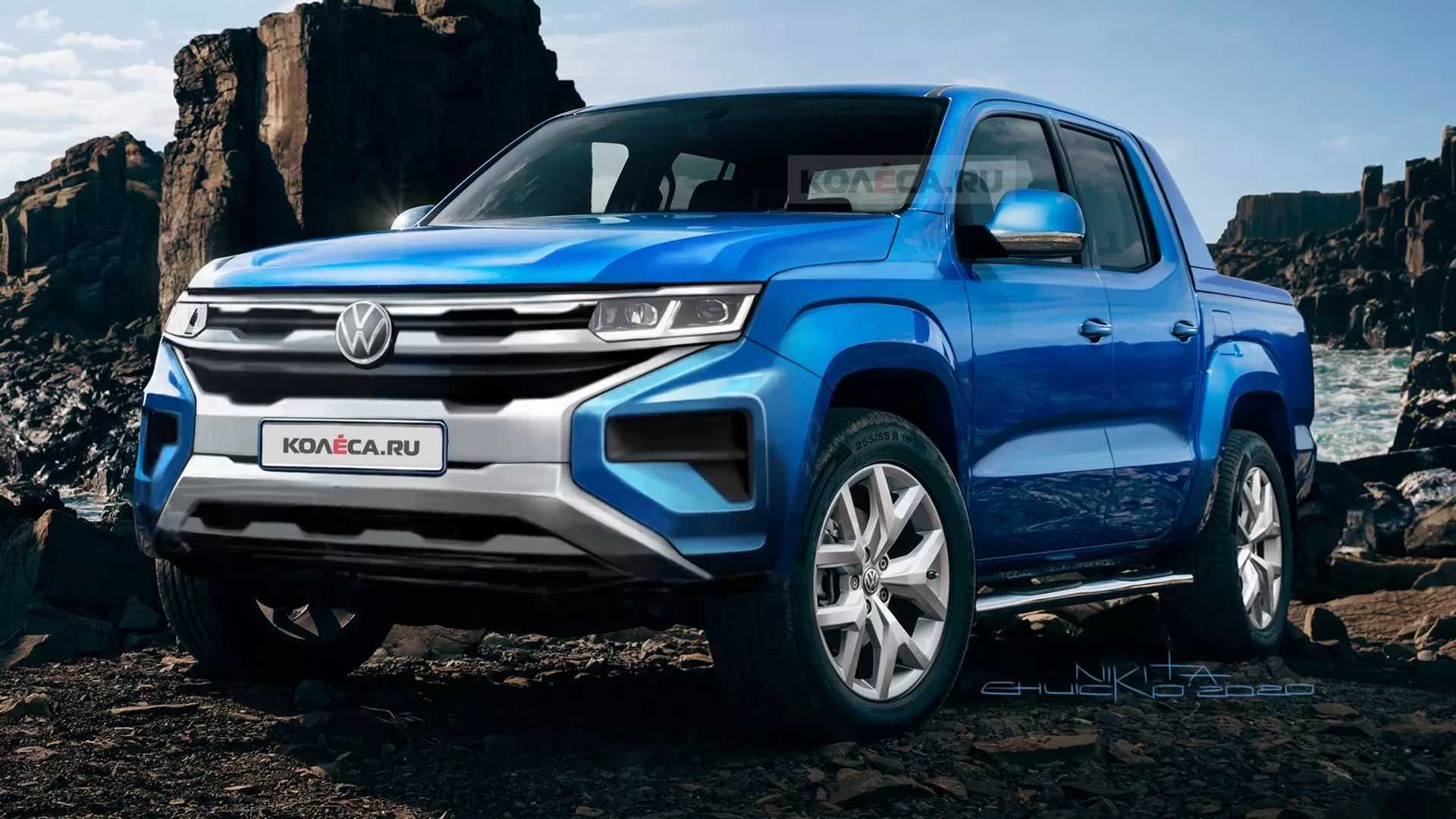Volkswagen Amarok de segunda generación comienza a mostrar sus posibles