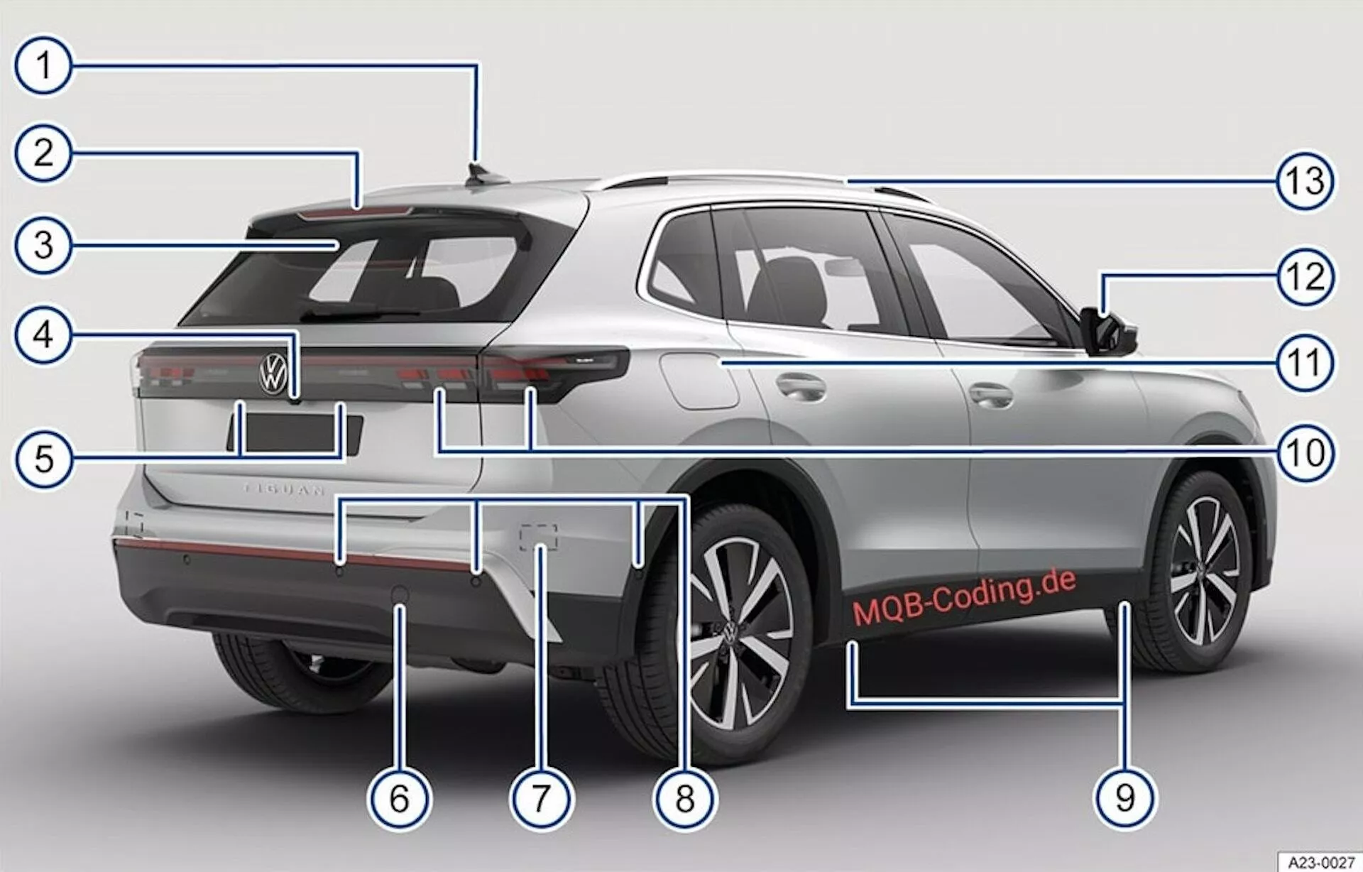 Filtradas las primeras imágenes del nuevo Volkswagen Tiguan 2024