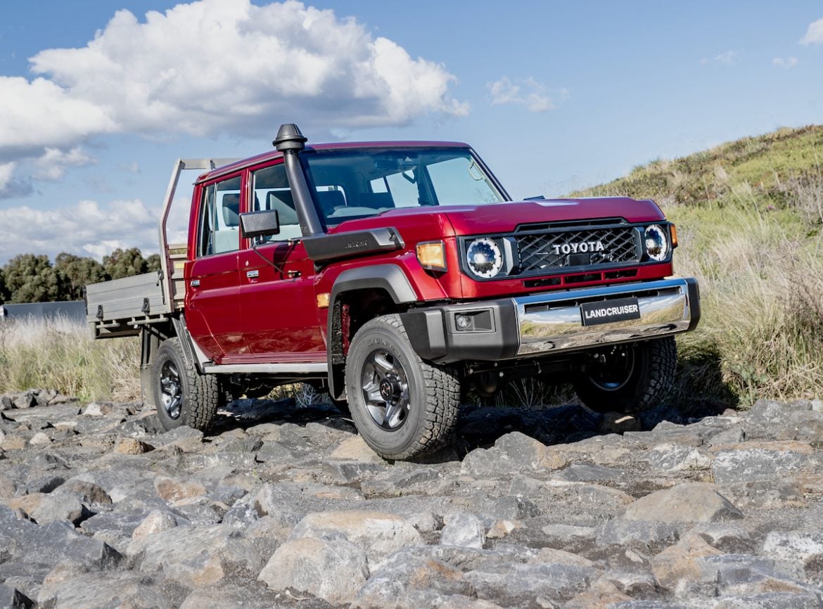 2024 Toyota LandCruiser Series 70. Global Reveal.Pre-production model shown.
