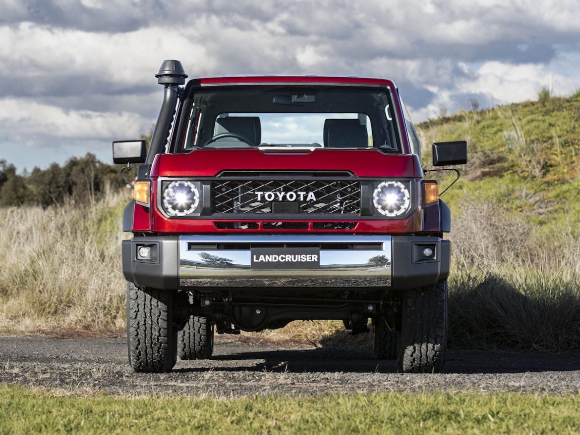 2024 Toyota LandCruiser Series 70. Global Reveal.Pre-production model shown.