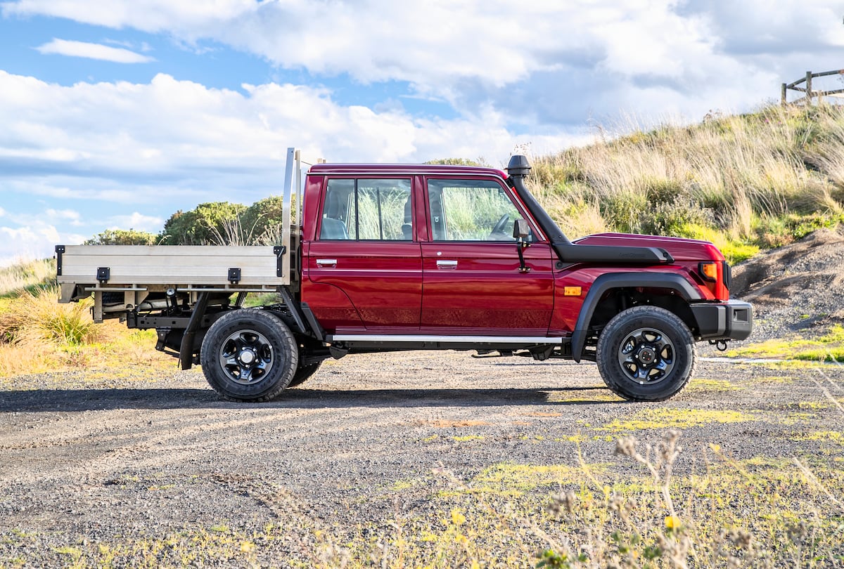 2024 Toyota LandCruiser Series 70. Global Reveal.Preproduction model
