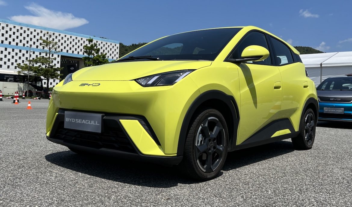 BYD Seagull Rutamotor 5 autos eléctricos