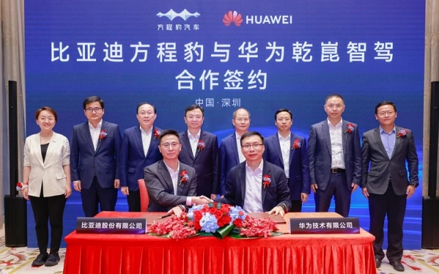 BYD y Huawei