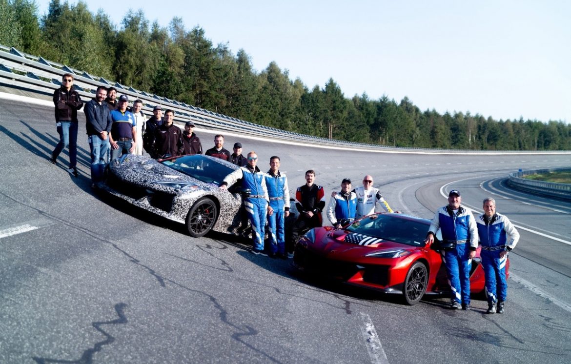 Corvette ZR1 Top Speed Testing Team