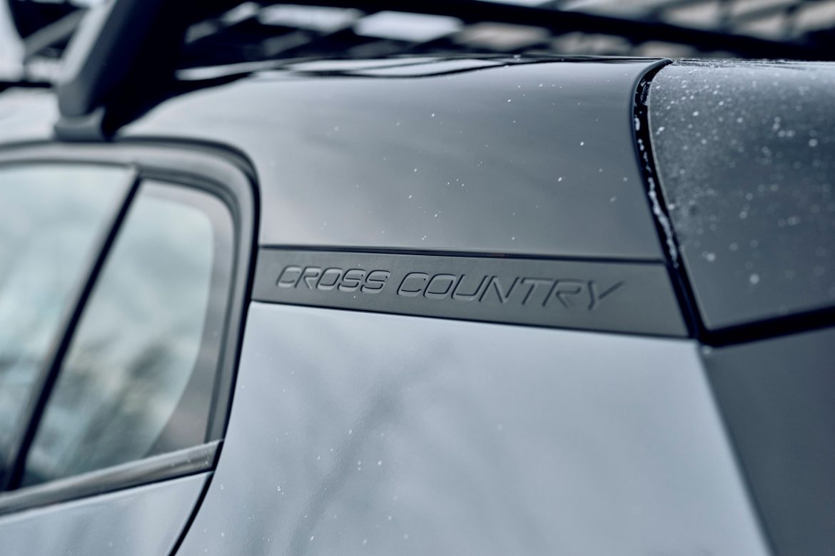 Volvo EX30 Cross Country with Swedish winter cabin