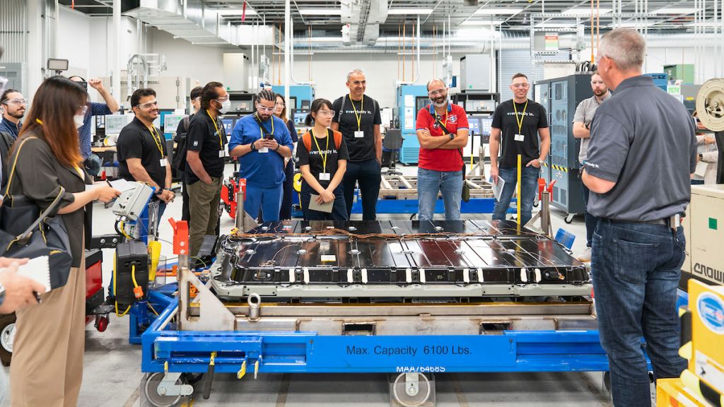 Media guests of General Motors International Operations experience the GM Battery Lab, a presentation on Cruise, Ultium Charge 360, Electrify Everything & Hydrogen Fuel Cell, Lunar Rover & Extreme Weather Testing and a Cadillac/LYRIQ presentation Tuesday, July 26, 2022 at the GM Tech Center in Warren, Michigan. (Photo by John F. Martin for General Motors)
